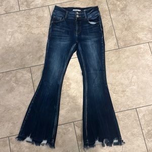 Girls Kancan high rise flared jeans size 12
